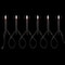 6ct. Black Lighted Bleeding Candle Pathway Markers by Ashland®